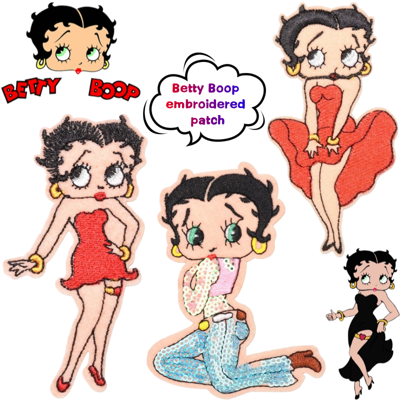 Women Fashion Images - Betty Boop Patch High Color Value