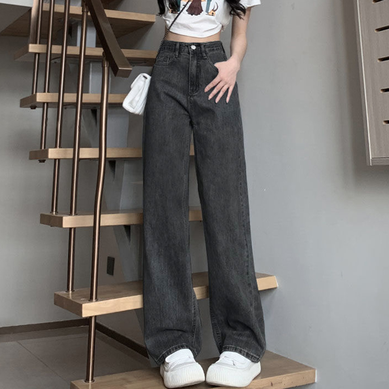Mom Jeans Women - Woman Vintage Wide Leg Jeans Girls