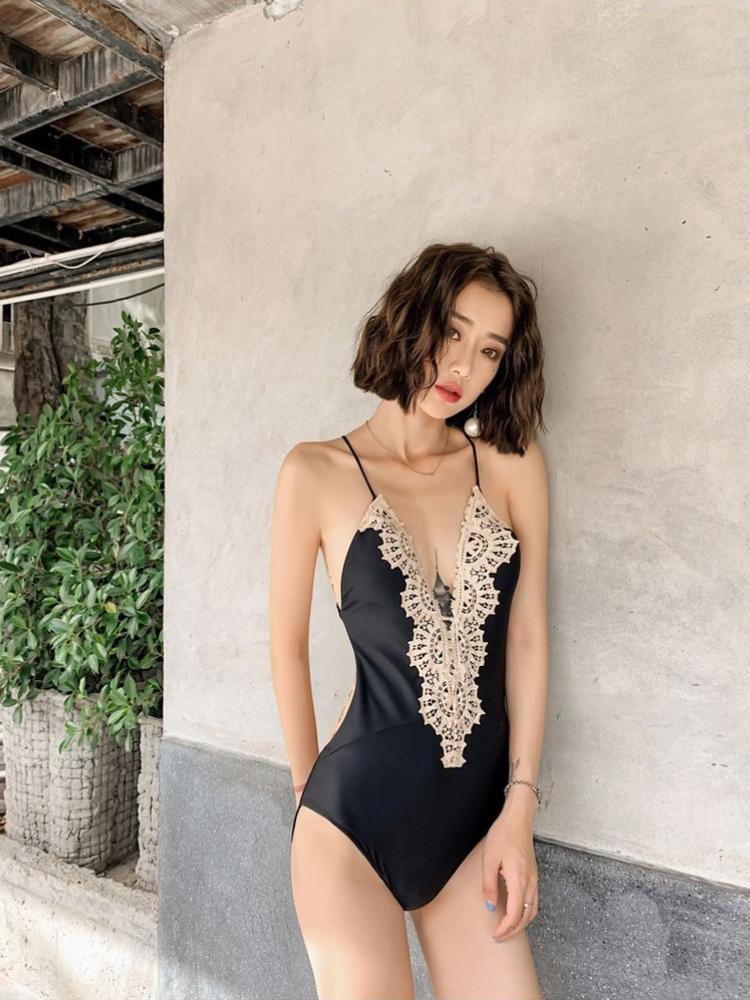 Women'S Fashion Middle Ages - Korean Fashion 2026 New Black Backless