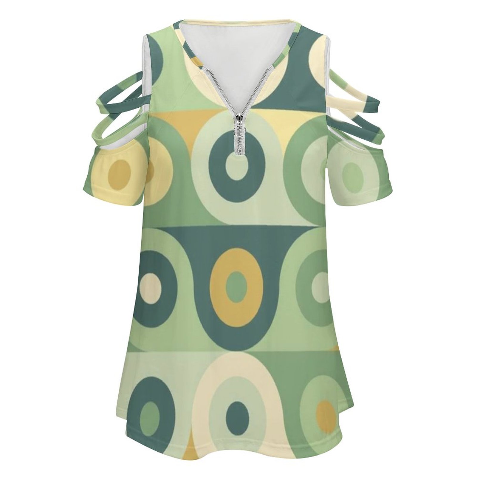 Groovy 70's Pattern Women Zipp - مراجعة Women'S Fashion In The 60S وسعره