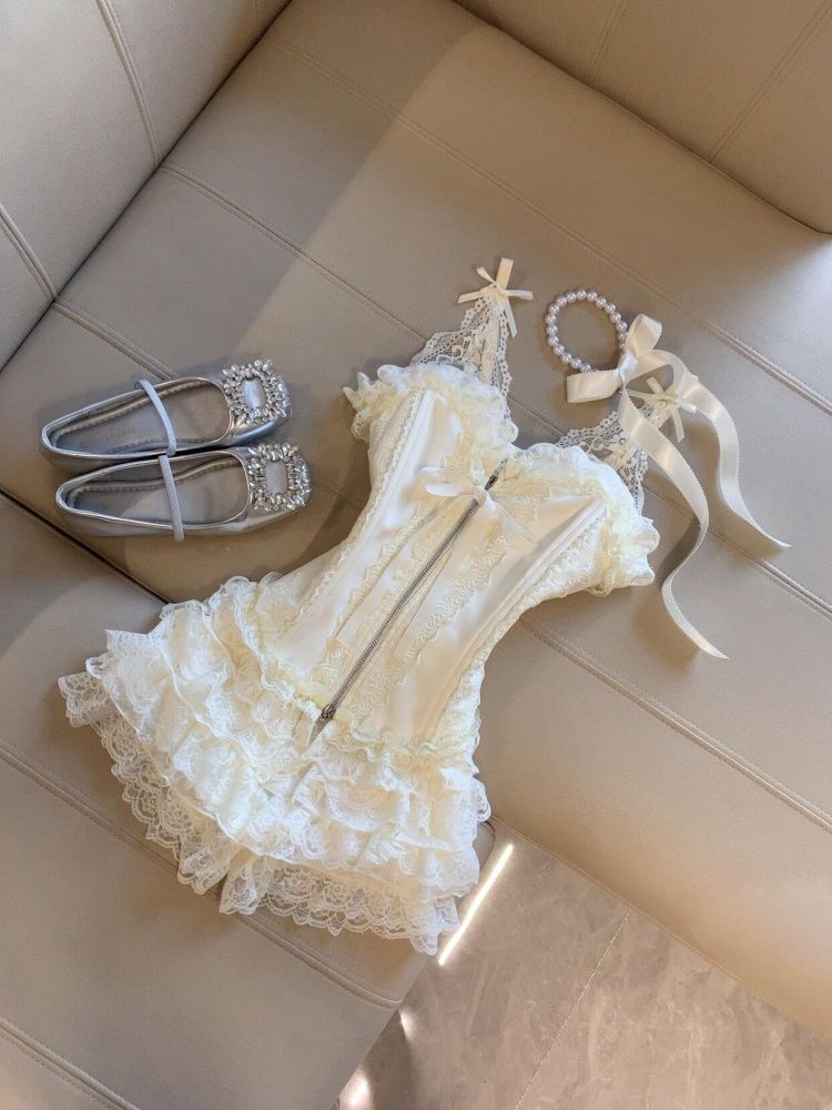 Cute Desire Lace Bustier Top H - مراجعة Lace Trim Cami وسعره