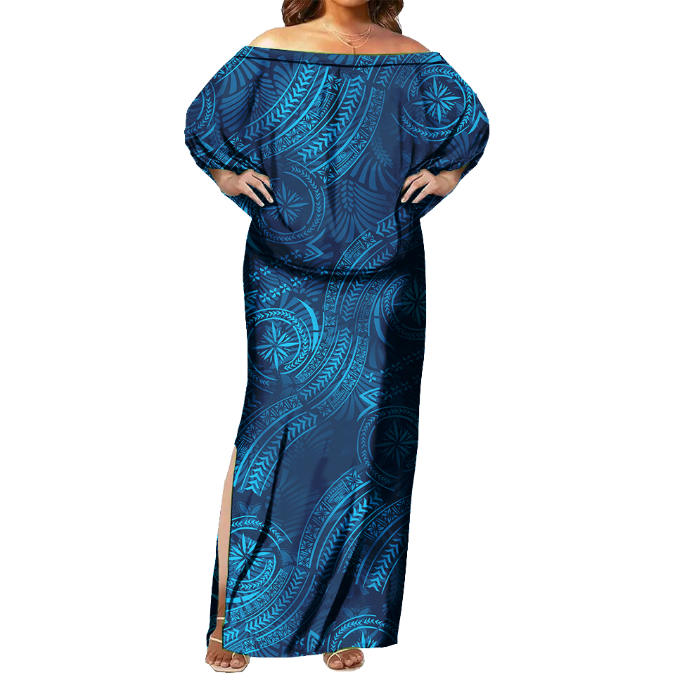 Tapa Tribal Design Sexy off Sh - مراجعة Women'S Fashion Middle Ages وسعره