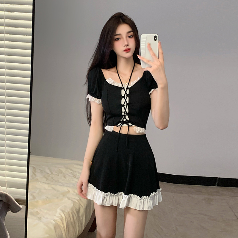 Instagram Style Women Two Piec - مراجعة Women'S Fashion Middle Ages وسعره