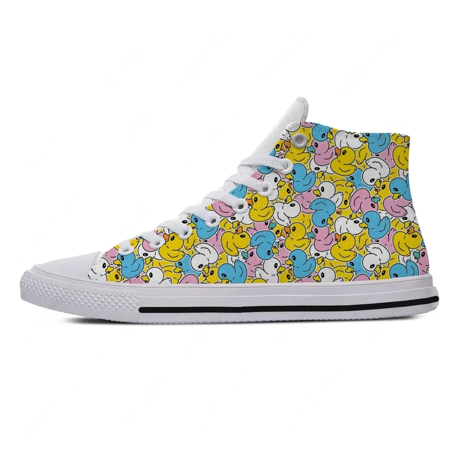 Cartoon Duck High Top Sneakers - مراجعة Women'S Fashion Business Casual وسعره