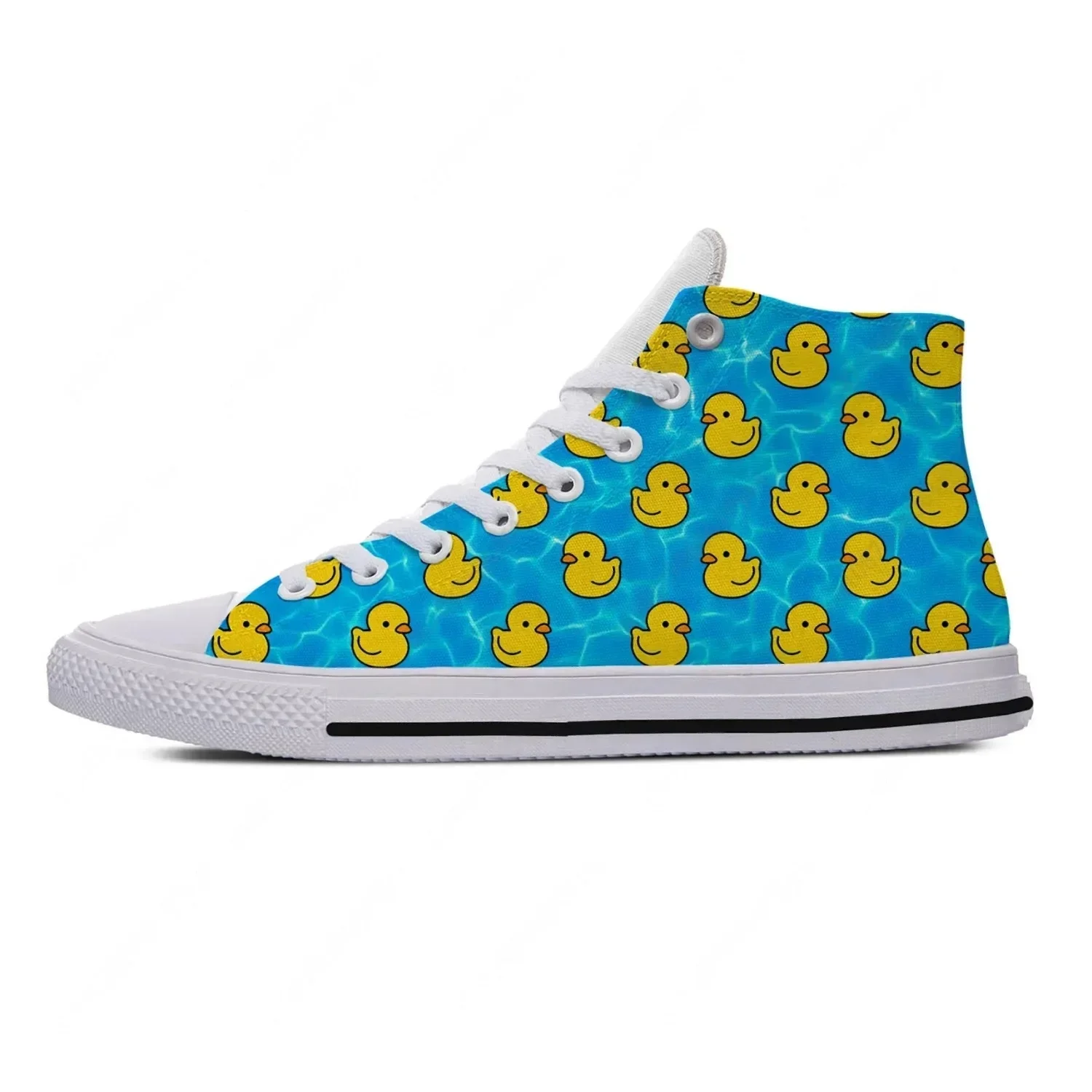 Cartoon Duck High Top Sneakers - مراجعة Women'S Fashion Business Casual وسعره