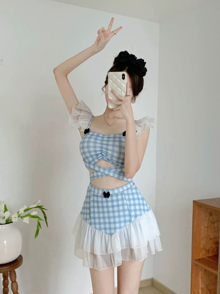 Ladies Slimming Halter Bathing - مراجعة Women'S Fashion Middle Ages وسعره