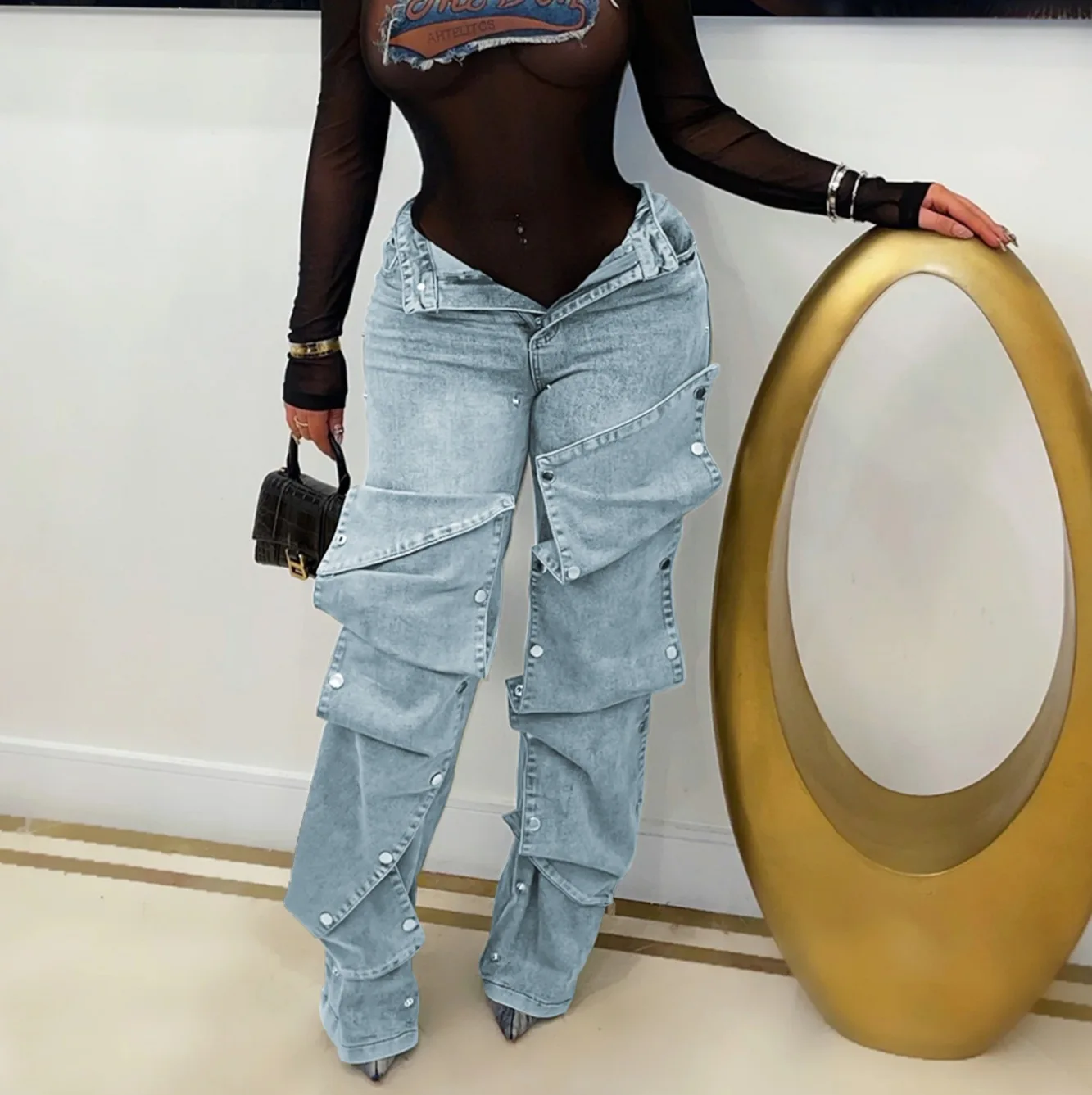 Jeans Denim Pants Women Straig - مراجعة Mom Jeans Women وسعره