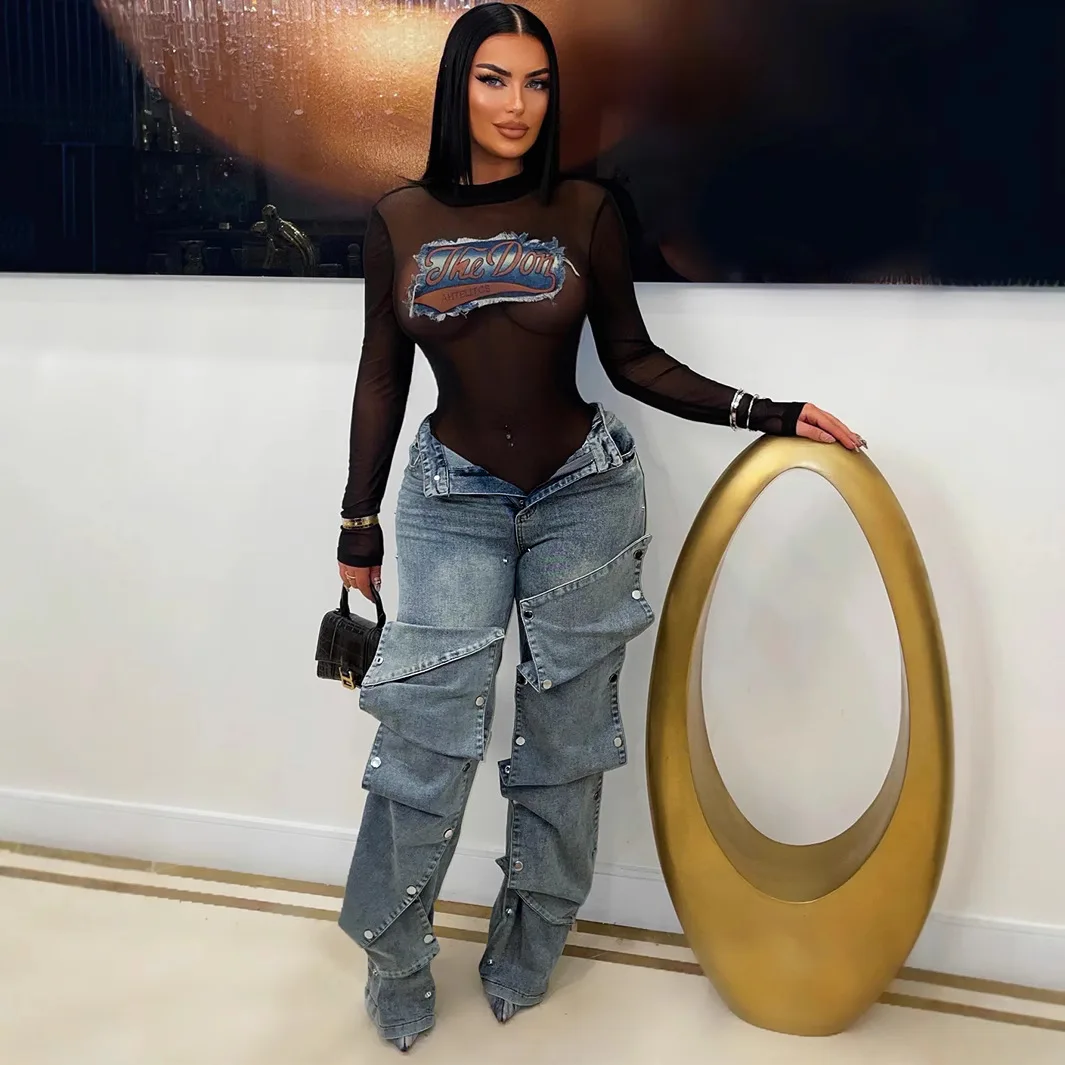Jeans Denim Pants Women Straig - مراجعة Mom Jeans Women وسعره