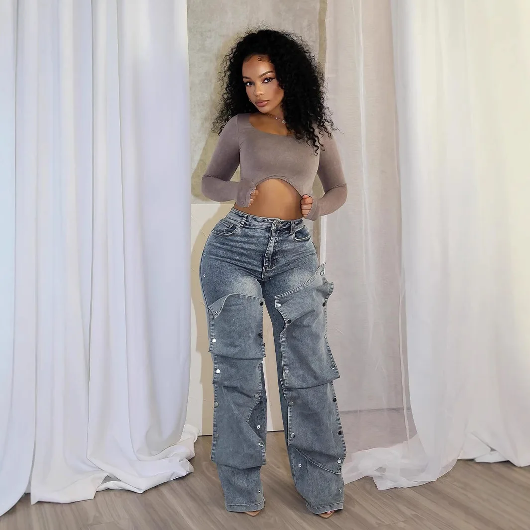 Jeans Denim Pants Women Straig - مراجعة Mom Jeans Women وسعره