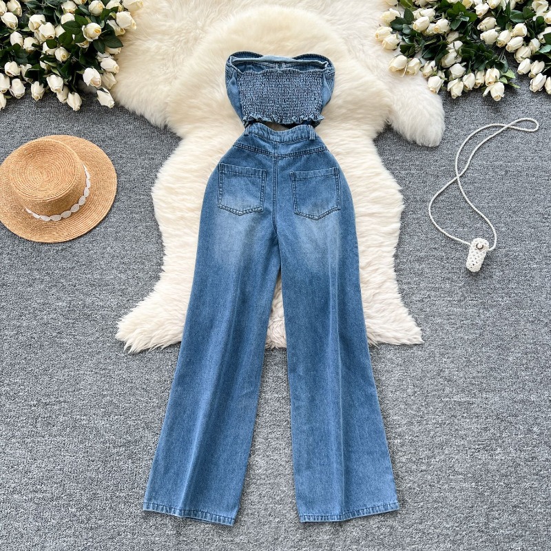 Denim Jumpsuits Women One Piec - مراجعة Mom Jeans Women وسعره