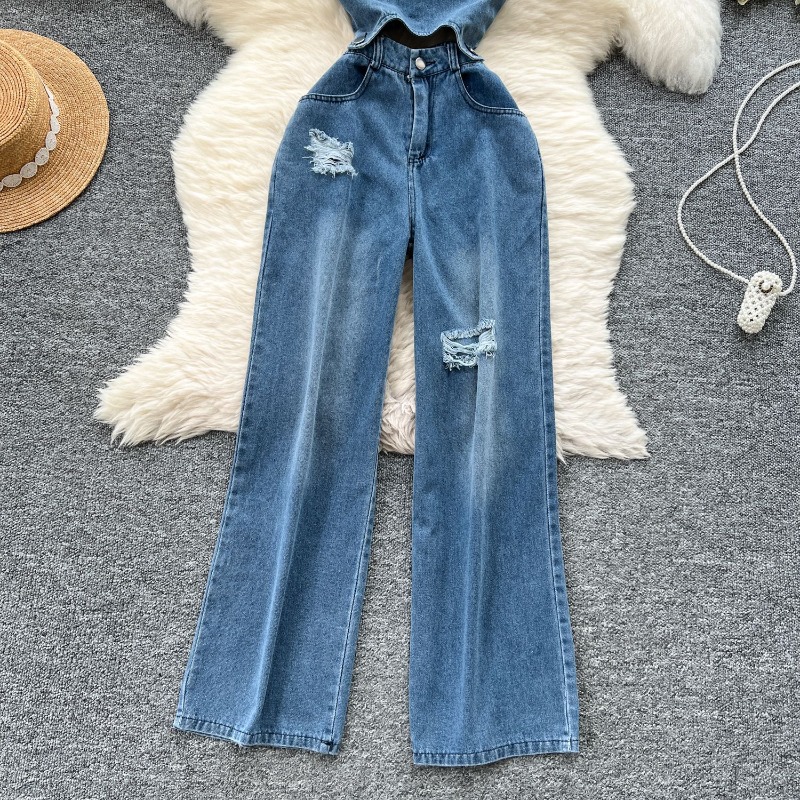 Denim Jumpsuits Women One Piec - مراجعة Mom Jeans Women وسعره