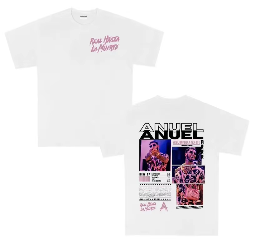 Rapper ANUEL AA Real Hastala M - مراجعة Women'S Real Y2K Fashion وسعره