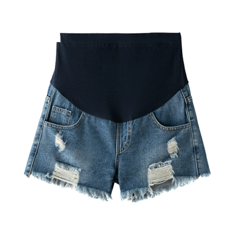 Hot Maternity Shorts High Wais - مراجعة Mom Jeans Women وسعره