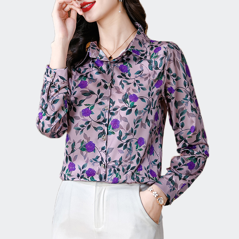 Women's Printed Long Sleeve Sa - مراجعة Xxl Women Fashion وسعره