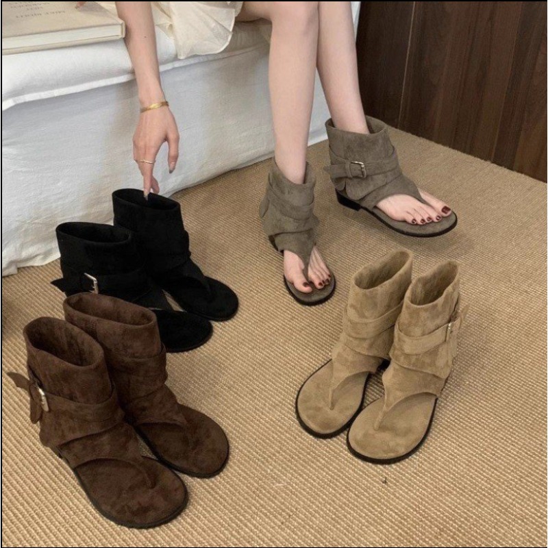2025Spring Clip Toe Flats Sand - مراجعة Women'S Fashion Trousers وسعره