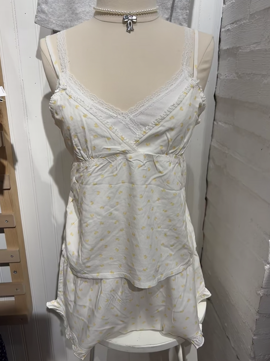 Little Duck Sweet Cute 2 Piece - مراجعة Lace Trim Cami وسعره