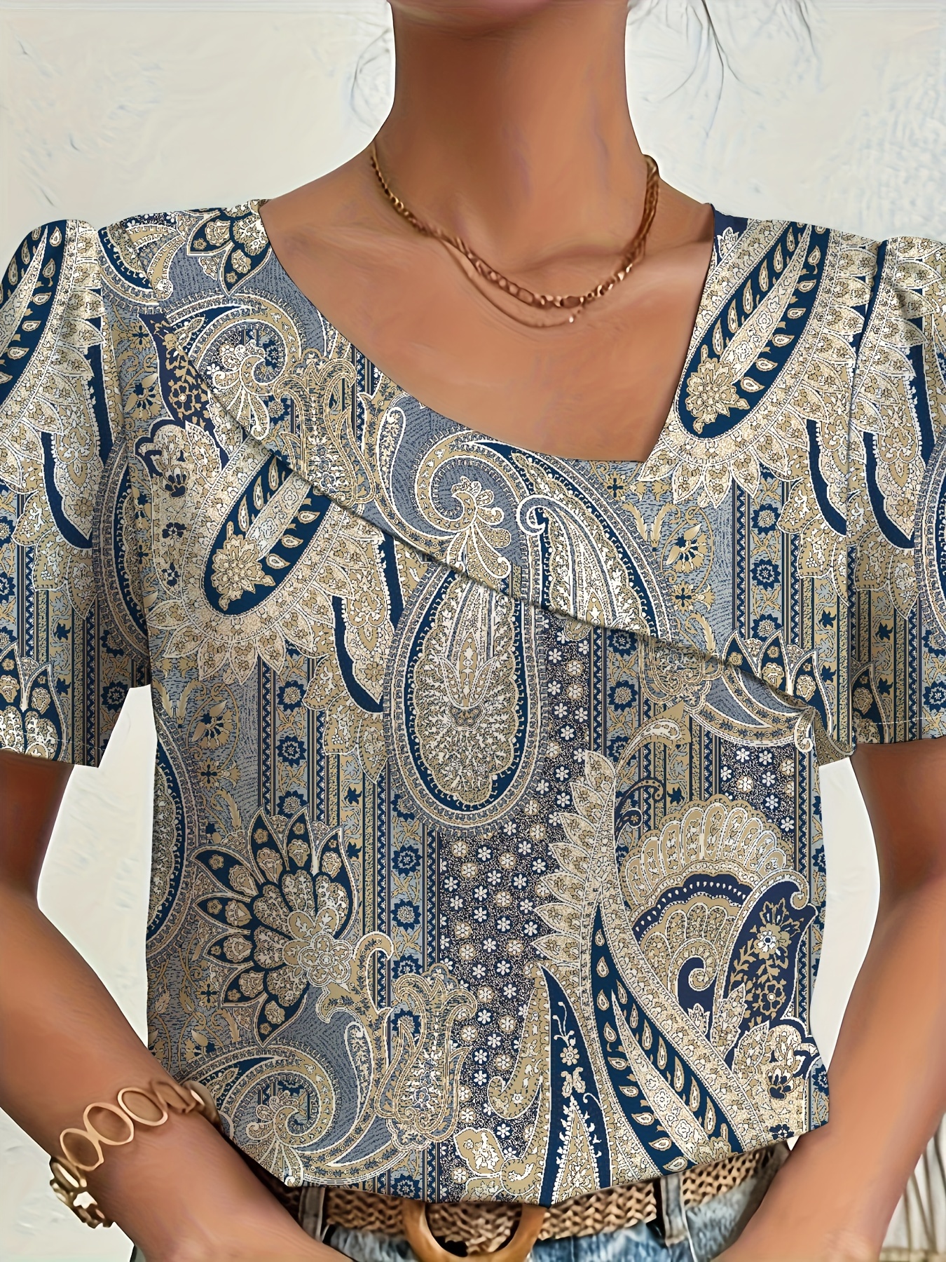 Plus Size  Temperament Blouse  - مراجعة Women'S Fashion Essentials وسعره