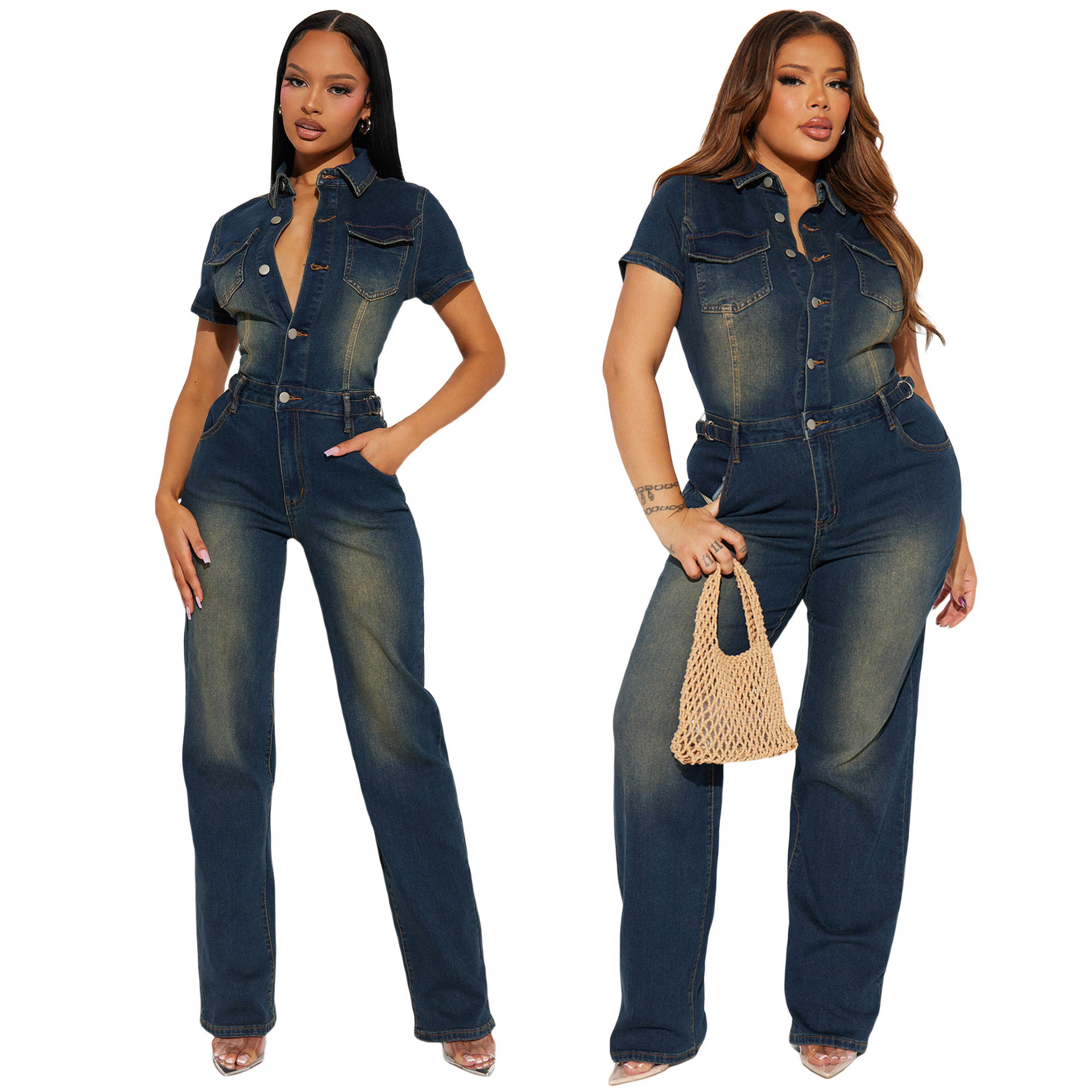 Demin Overalls Jumpsuits Women - مراجعة Mom Jeans Women وسعره