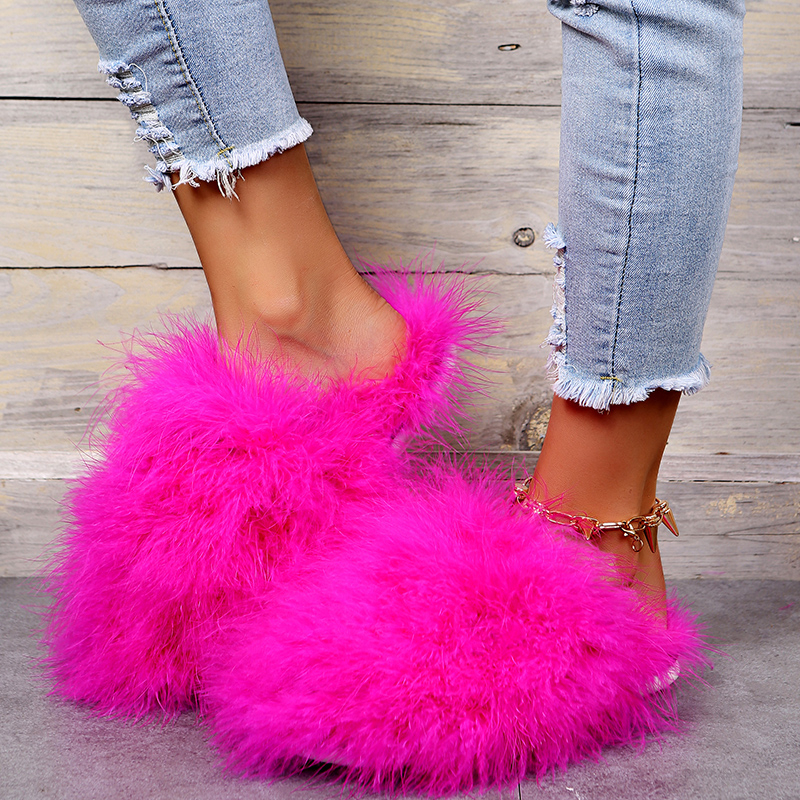 Women Luxury Fur Slippers 2025 - مراجعة Women Fashion Nova وسعره