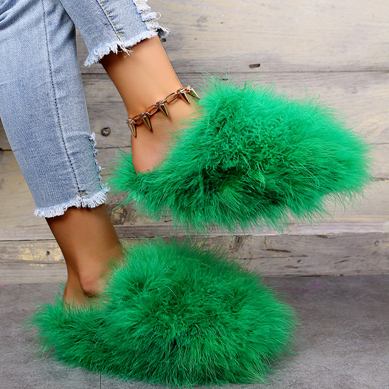 Women Luxury Fur Slippers 2025 - مراجعة Women Fashion Nova وسعره