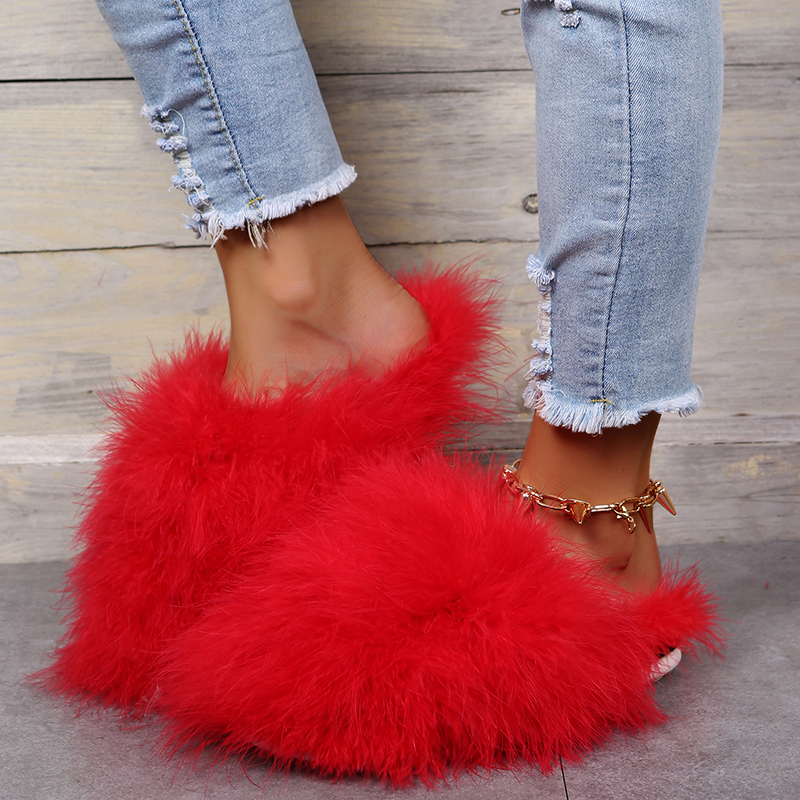 Women Luxury Fur Slippers 2025 - مراجعة Women Fashion Nova وسعره
