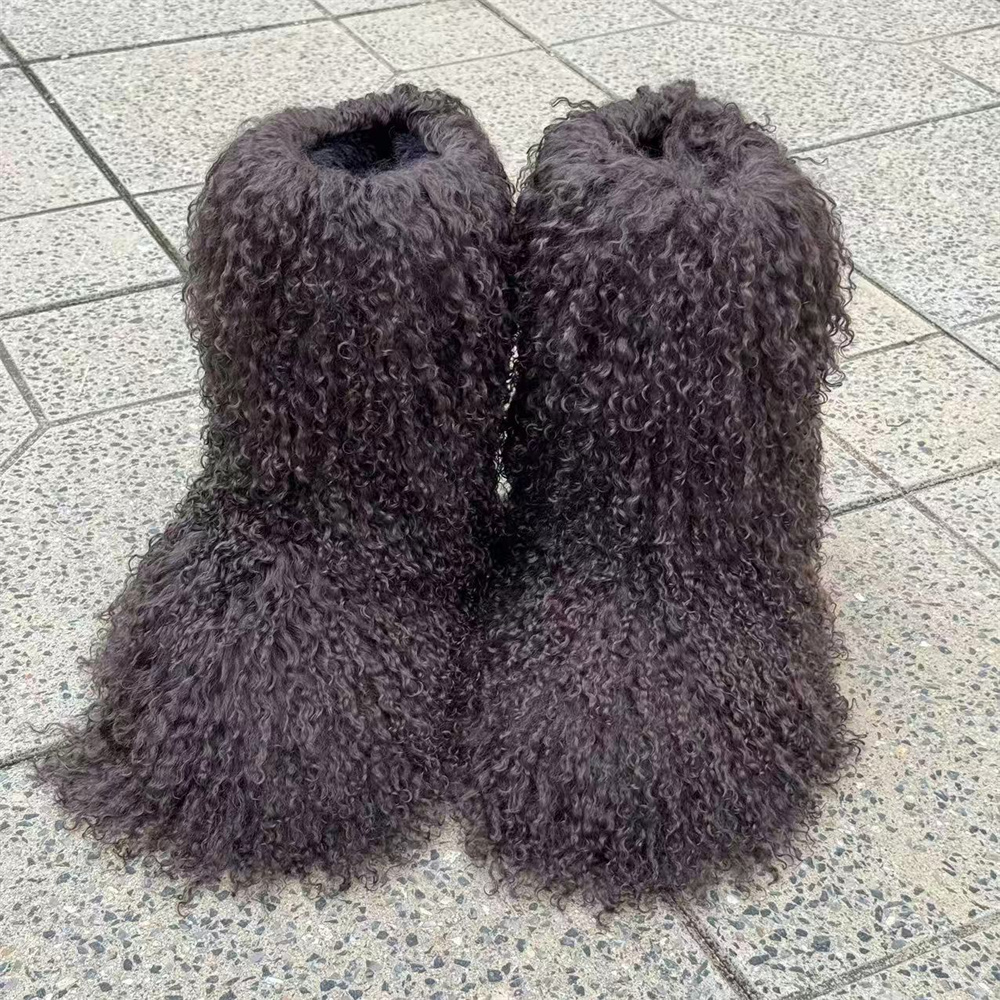 Y2K Fluffy Real Mongolian Fut  - مراجعة Women'S Real Y2K Fashion وسعره