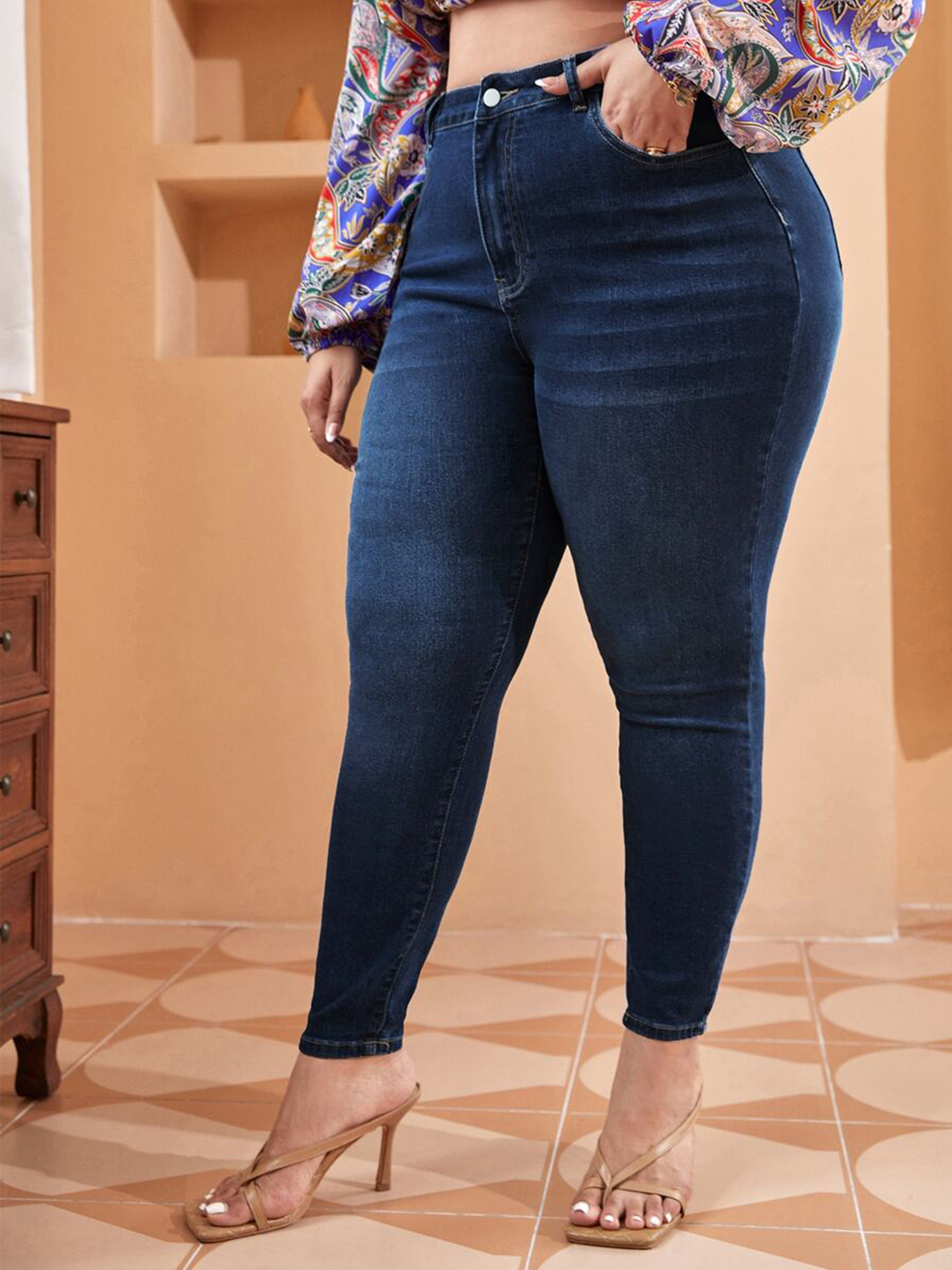 Plus Size Skinny Jeans For Wom - مراجعة Mom Jeans Women وسعره