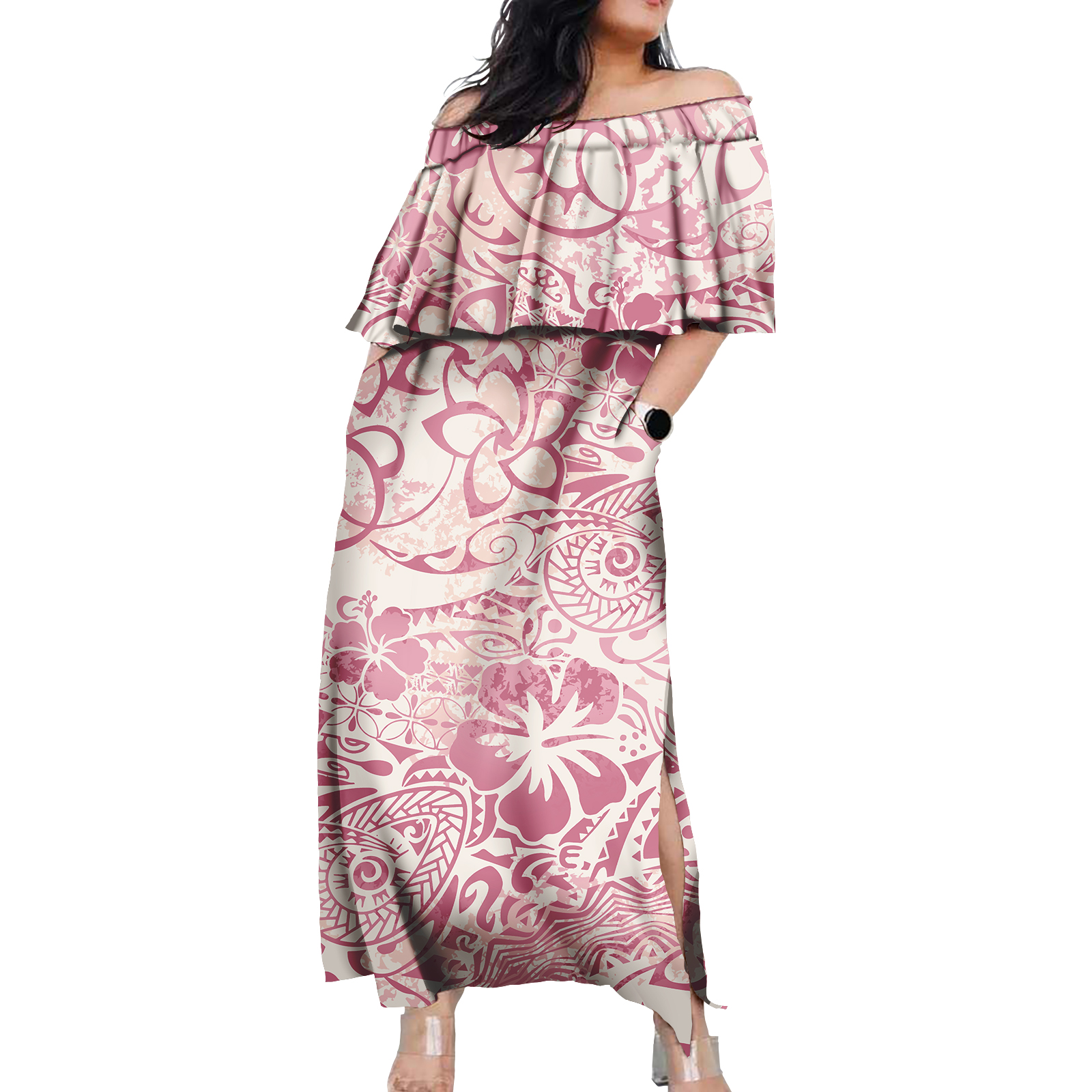 Hawaiian Floral Design Women D - مراجعة Women'S Fashion Middle Ages وسعره