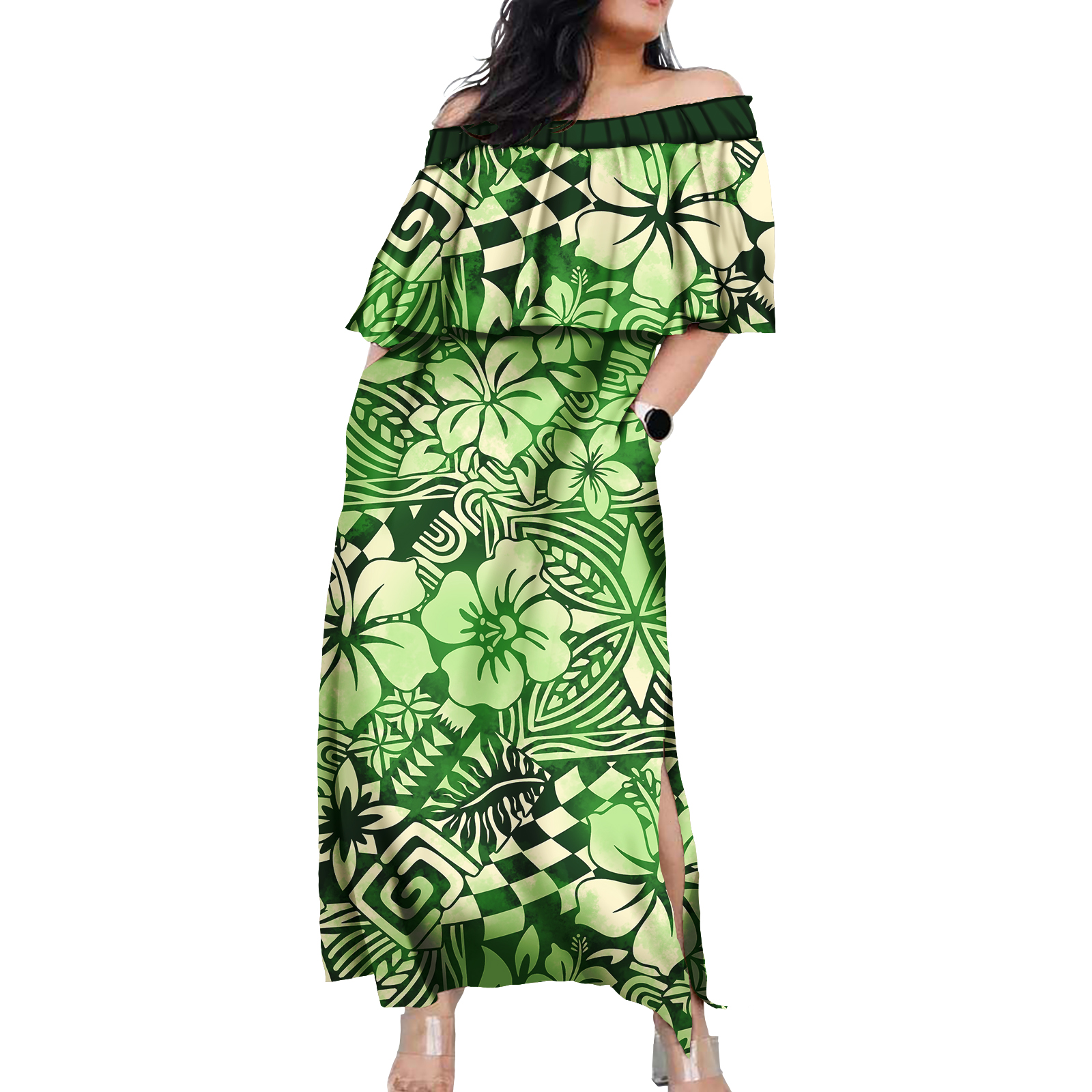 Hawaiian Floral Design Women D - مراجعة Women'S Fashion Middle Ages وسعره