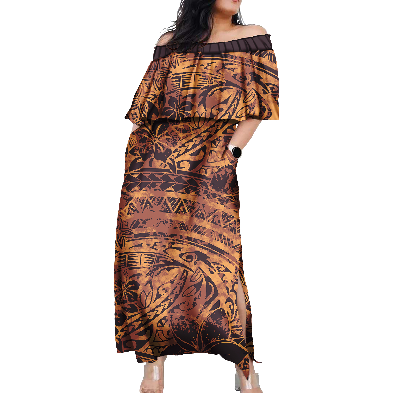 Hawaiian Floral Design Women D - مراجعة Women'S Fashion Middle Ages وسعره