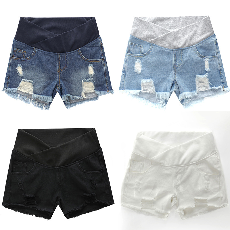 Large Size Maternity Shorts Hi - مراجعة Mom Jeans Women وسعره