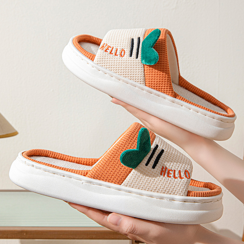 New Style Linen Slippers for W - مراجعة Women Fashion Images وسعره
