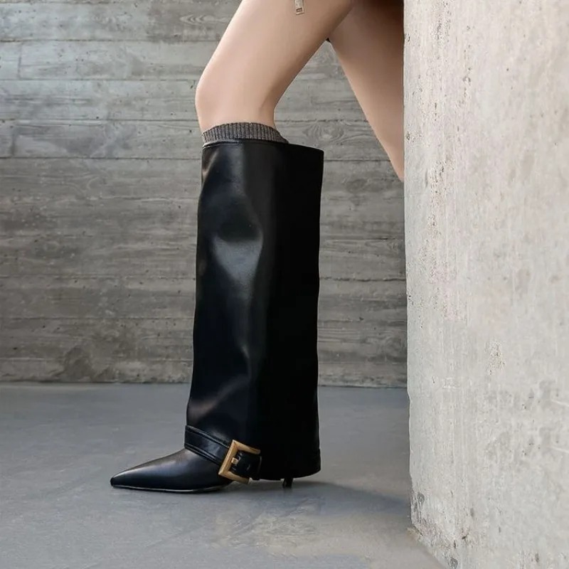 Women's Knee-high Boots Classi - مراجعة Women'S Fashion Trousers وسعره