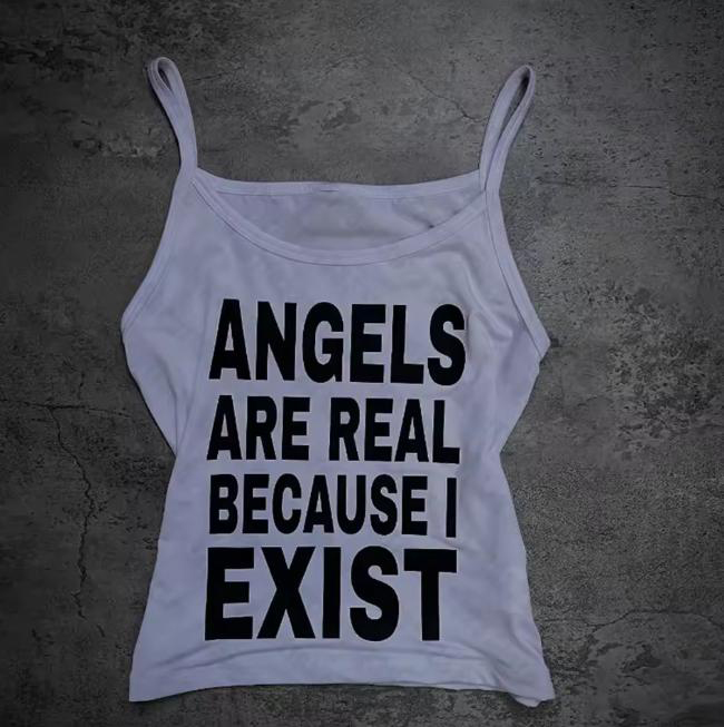 Women Y2K Angels Are Real Prin - مراجعة Women'S Real Y2K Fashion وسعره