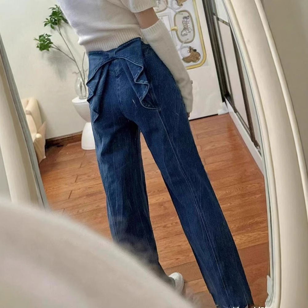 Denim Pant Women Jeans Wide Le - مراجعة Mom Jeans Women وسعره
