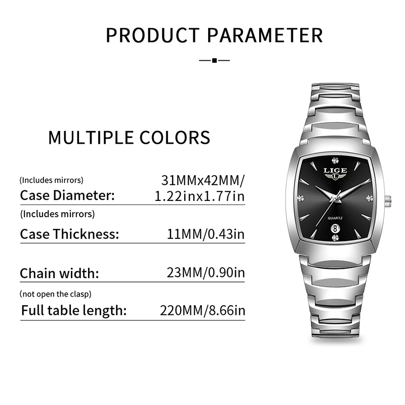 LIGE Watch women Business Luxu - مراجعة Women'S Fashion Business Casual وسعره