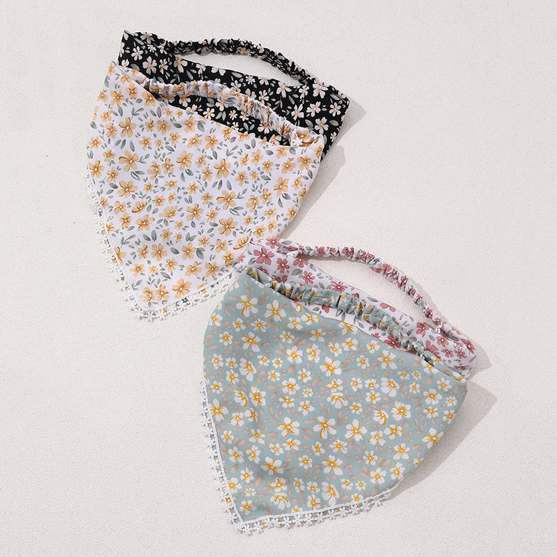 4pcs/set Floral Turban Headban - مراجعة Lace Trim Cami وسعره