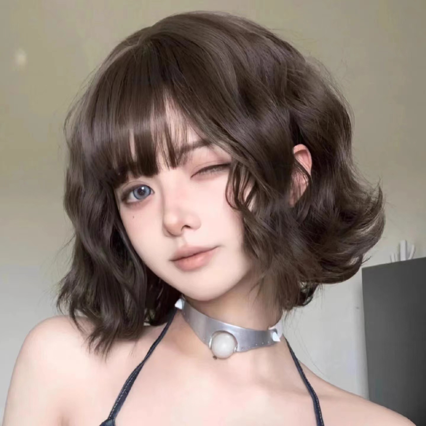 Black Short Curly Hair Wig for - مراجعة Xxl Women Fashion وسعره