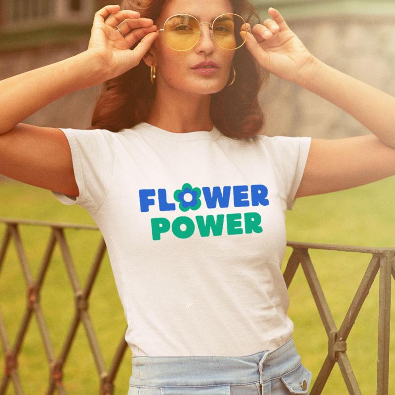 Flower Power T Shirt Hippie Fl - مراجعة Women'S Fashion In The 60S وسعره