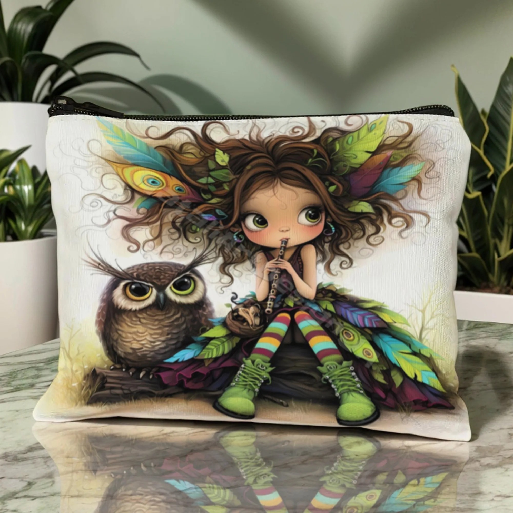 Cartoon Girl Makeup Bag Zipper - مراجعة Women Fashion Images وسعره