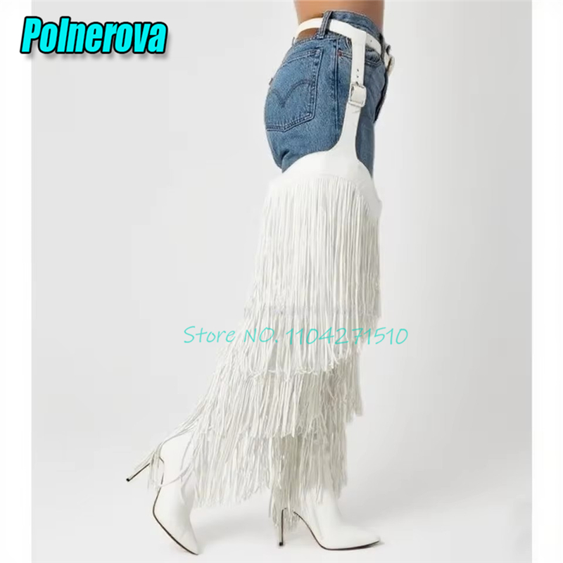 Yellow Tassel Over The Knee Bo - مراجعة Women'S Fashion Trousers وسعره