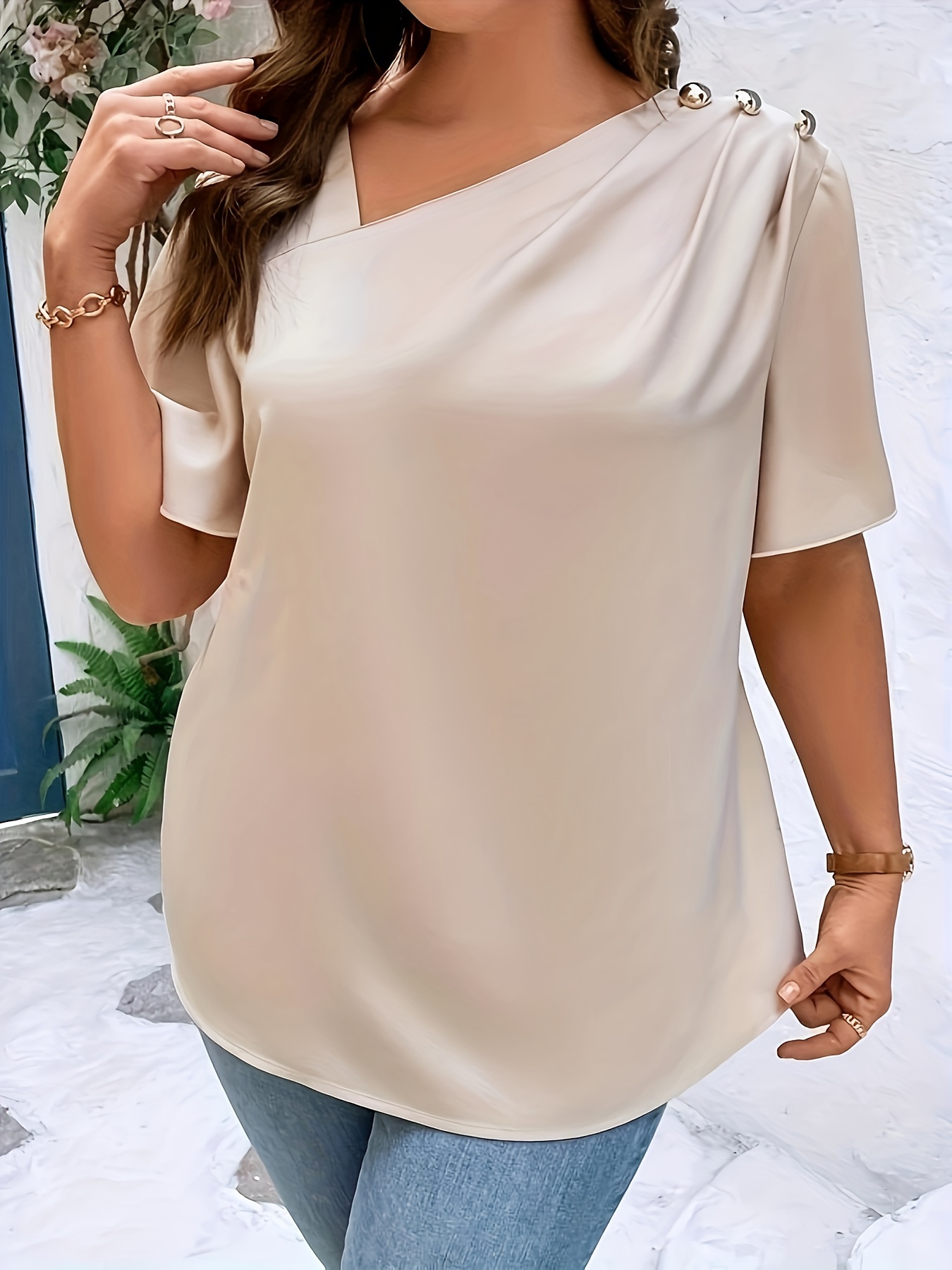 Plus SizeTemperament Blouse Ca - مراجعة Women'S Fashion Essentials وسعره