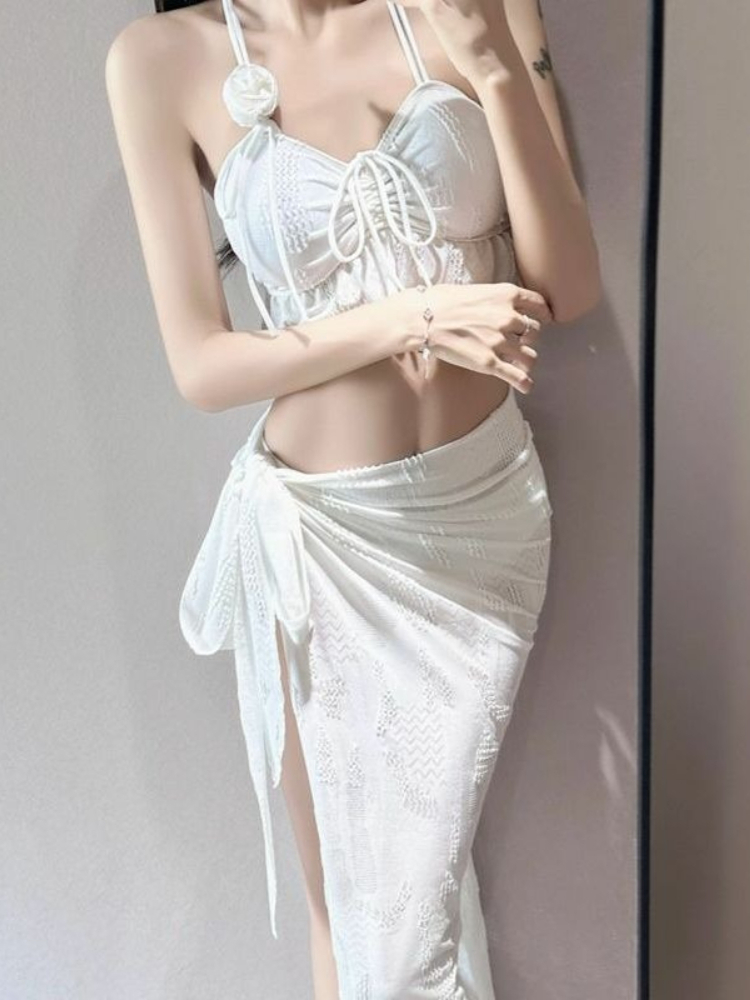 Ladies Floral Two Piece Swimsu - مراجعة Women'S Fashion Middle Ages وسعره
