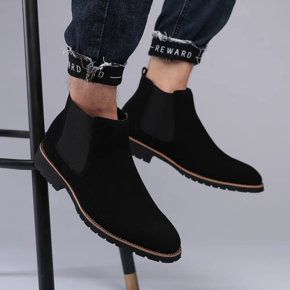 Men Ankle Boots British Style  - مراجعة Women'S Fashion Business Casual وسعره