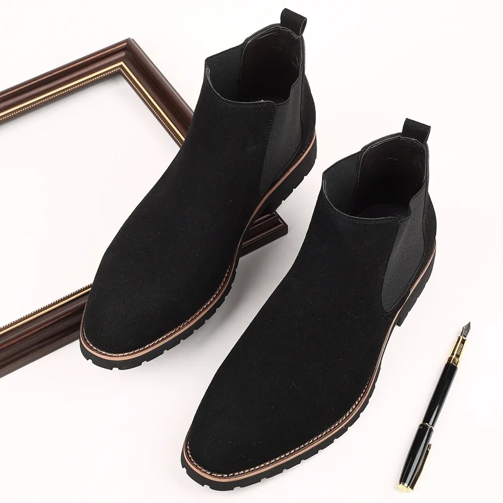 Men Ankle Boots British Style  - مراجعة Women'S Fashion Business Casual وسعره