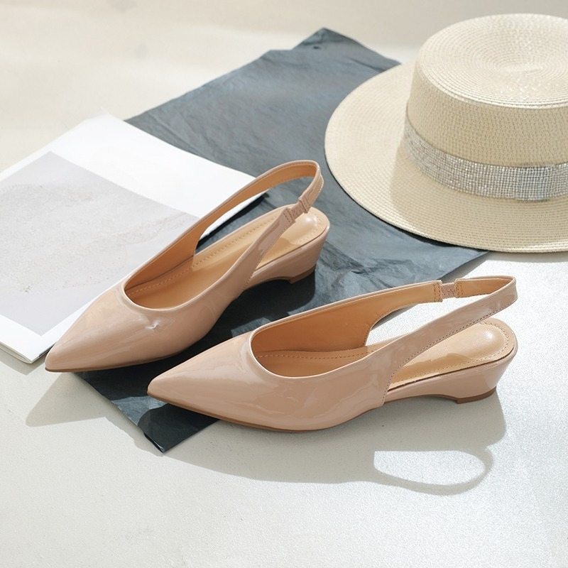 Fashion pointed-toe back sanda - مراجعة Women'S Fashion Business Casual وسعره
