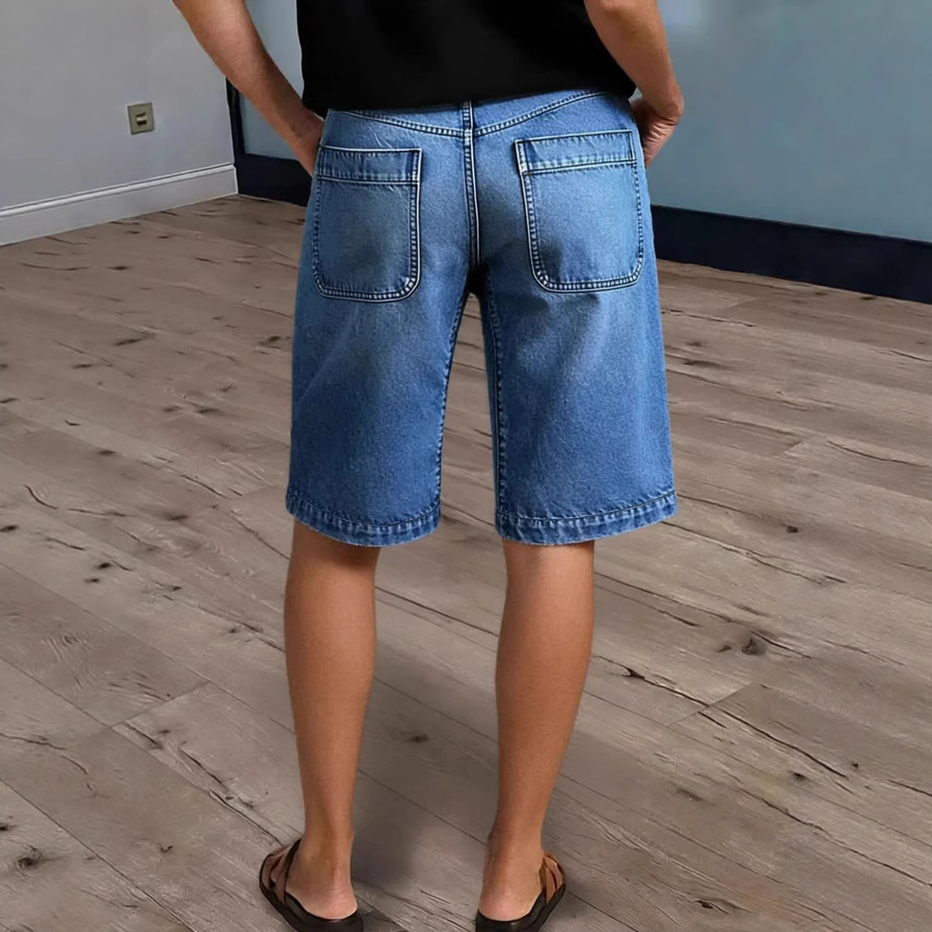 Women Knee Length Denim Shorts - مراجعة Women'S Fashion Trousers وسعره