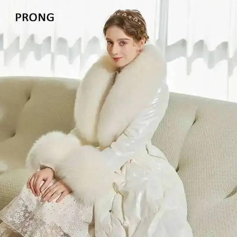 100% Real Fox Fur Collar Winte - مراجعة Women'S Fashion Essentials وسعره