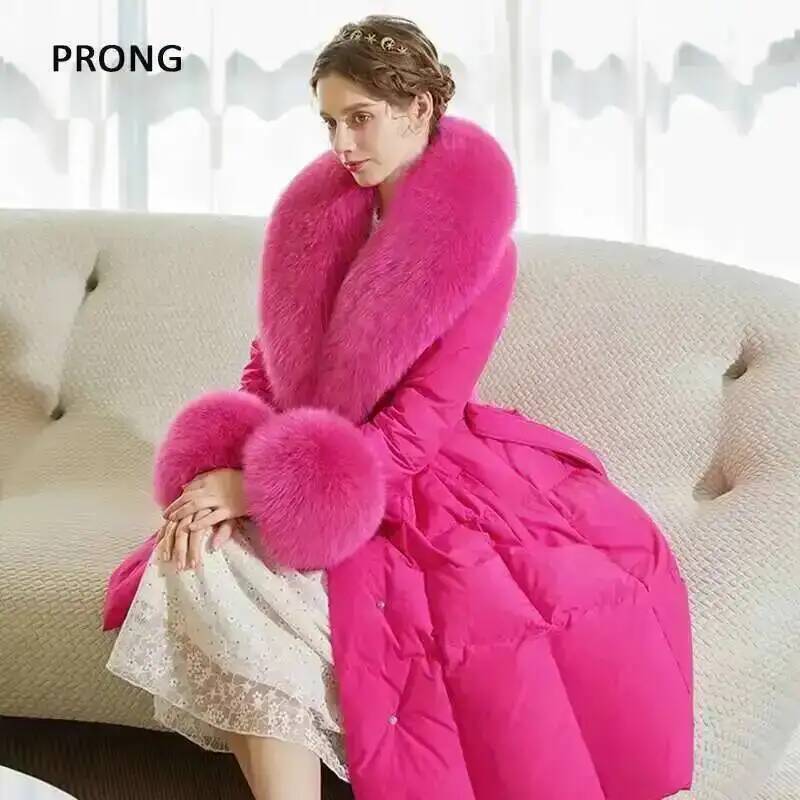 100% Real Fox Fur Collar Winte - مراجعة Women'S Fashion Essentials وسعره