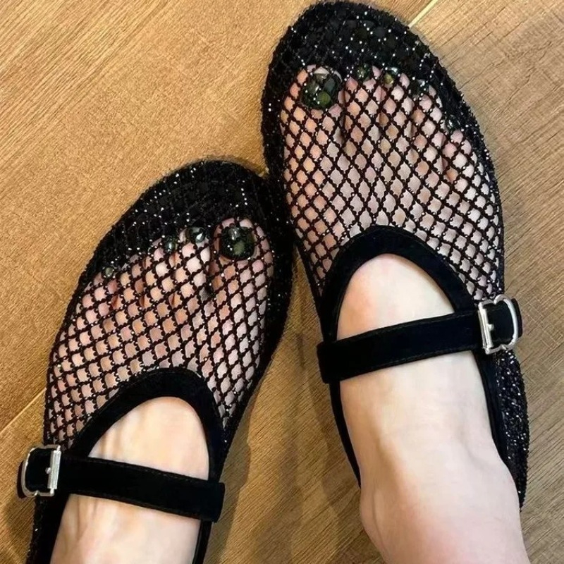Hollow Rhinestone Baotou Sanda - مراجعة Women Fashion Nova وسعره